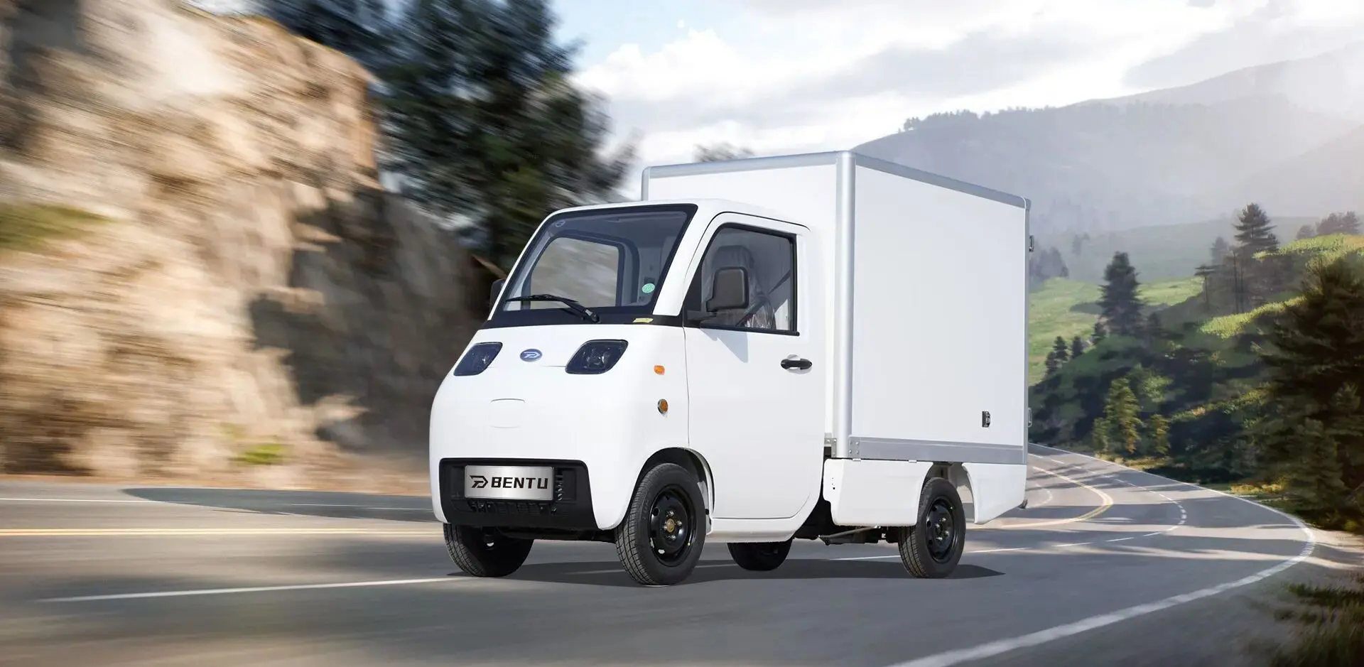 China EEC Mini Vehicul Electric Cutie Livrare Alimente 3KW Fabrica